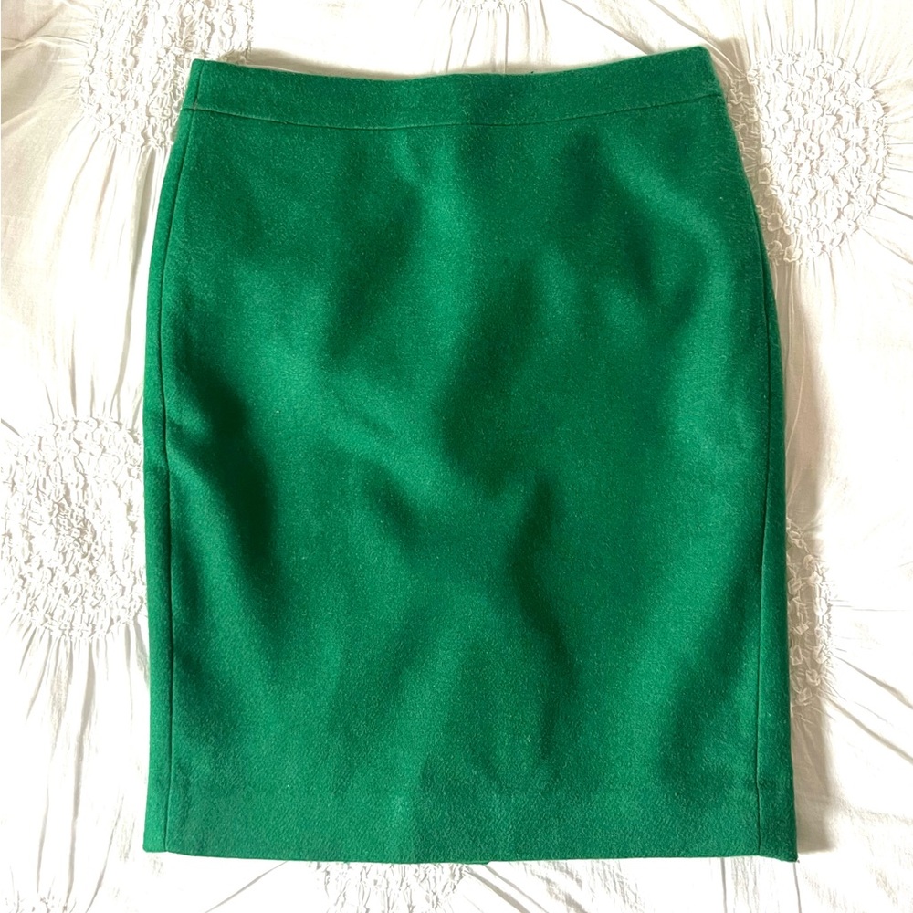 J Crew wool blend A line skirt